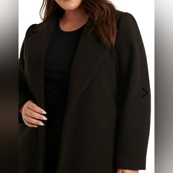 SOLD- EVER NEW. Delilah Curve Long Line Coatigan Plus. - Picture 3 of 9